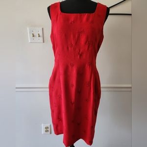 Liz Claiborne red dress